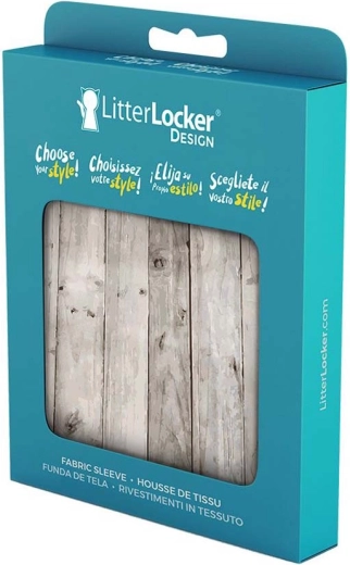 Textilný návlek na kôš LitterLocker Design Wood