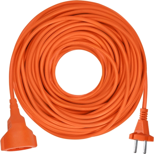 Solight pohyblivý prívod – spojka 30 m, 2 × 1,5 mm², oranžová