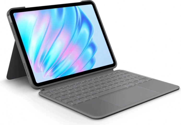 Logitech Combo Touch puzdro s odpojiteľnou klávesnicou pre iPad Air 11" (M2) a iPad Air (5. generácia) – sivá Oxford
