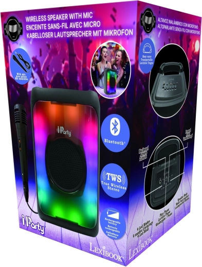 Lexibook bluetooth karaoke reproduktor s mikrofónom