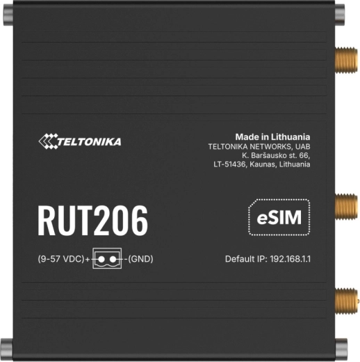 Teltonika RUT206 priemyselný router s eSIM - 1 kus