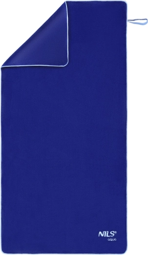 Froté uterák z mikrovlákna NILS AQUA NAR14, tmavomodrý 160 × 80 cm