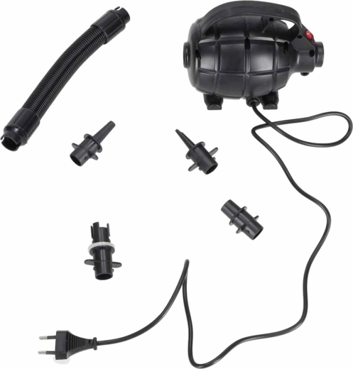 Elektrická pumpa v balení pre rýchle nafúknutie