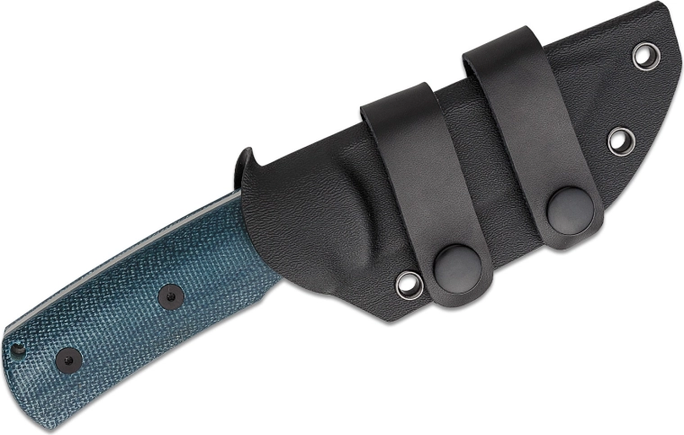 Ergonomická modrá Micarta s istým úchopom