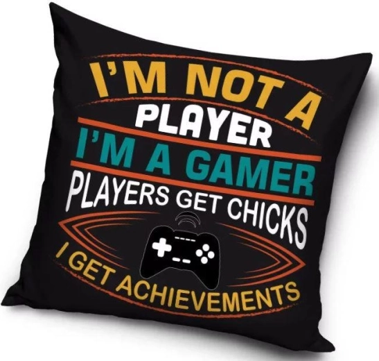 Obliečka na vankúš Gamer