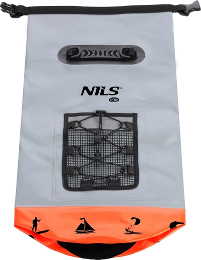 Odolný materiál PVC 500D a praktické sieťované vrecko