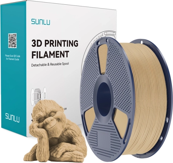 Sunlu Wood filament pro 3D tlač javor