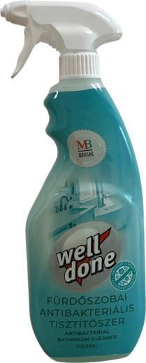Well Done antibakteriálny čistič do kúpeľne 750 ml