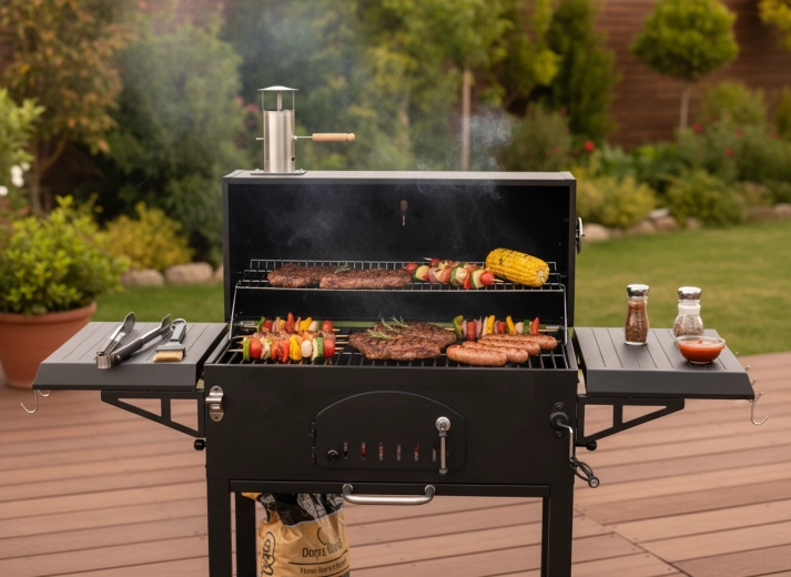 Liatinový rošt pre rovnomerné teplo a výraznú chuť