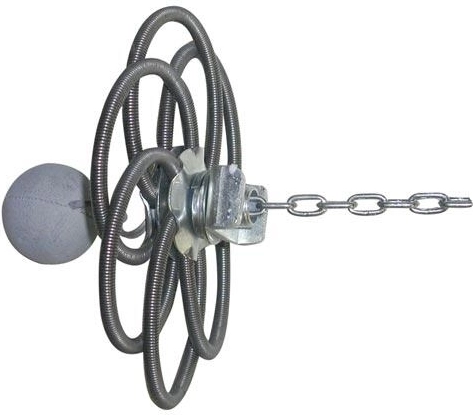 Komínová ružica so závažím 130–230 mm, 6 pružín