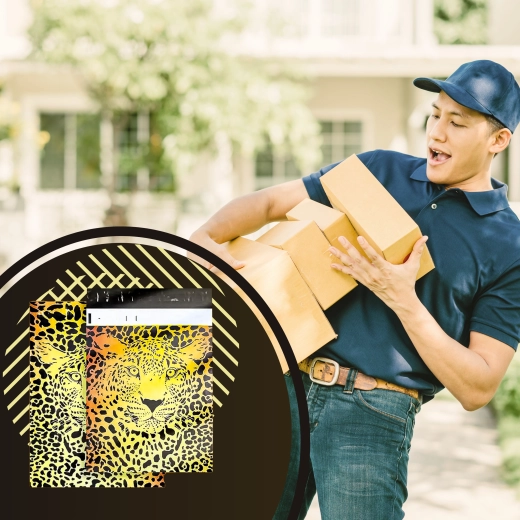 Štýlový leopardí dizajn