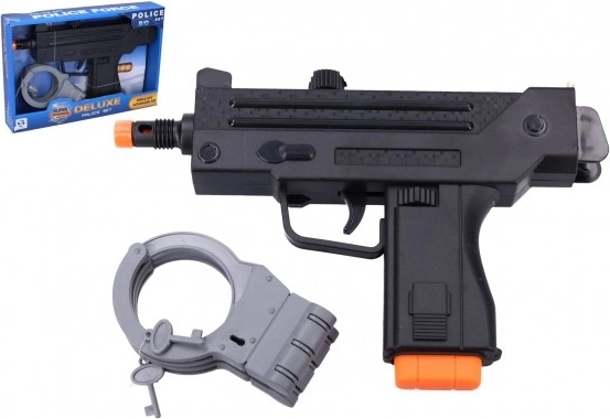 Policajný samopal s putami set