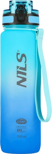 Tritánová fľaša na vodu NILS Camp 950 ml modrá