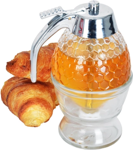 Elegantný sklenený dizajn so stojanom