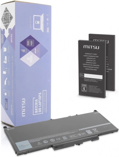 Batéria pre Dell Latitude E7270, E7470 7200 mAh (55 Wh) 7,4 - 7,6 V