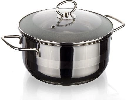 Nerezový hrniec 22 cm so sklenenou pokrievkou 4 l MATTE New Line na indukciu