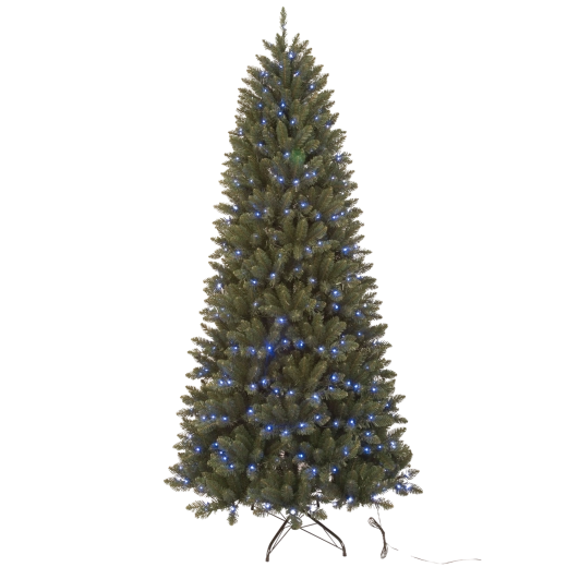Umelý vianočný stromček 210 cm zelený smart LED multicolor - 1 kus