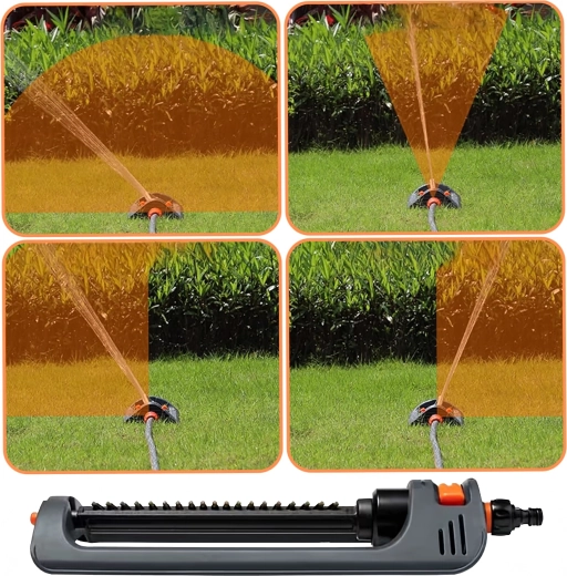 Nastaviteľný dosah a šírka postreku