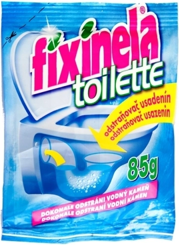 Fixinela Toilette – prášok na odstránenie vodného kameňa do WC, 85 g