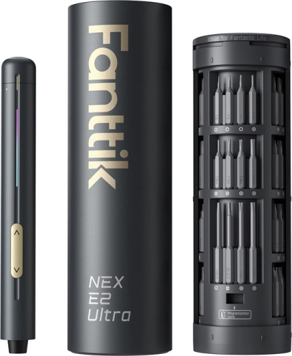 Fanttik E2 Ultra mini elektrický presný skrutkovač s 50 bitmi S2
