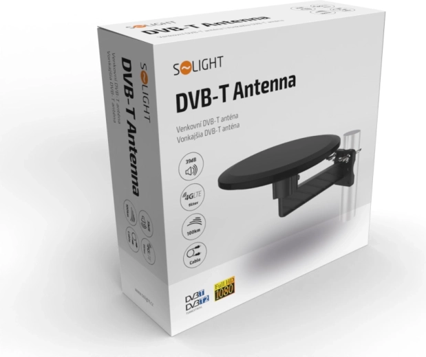 Výkonný zisk až 49 dB pre stabilný príjem