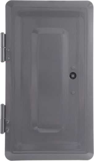 Dvojité komínové dvierka sivé 160 × 320 mm