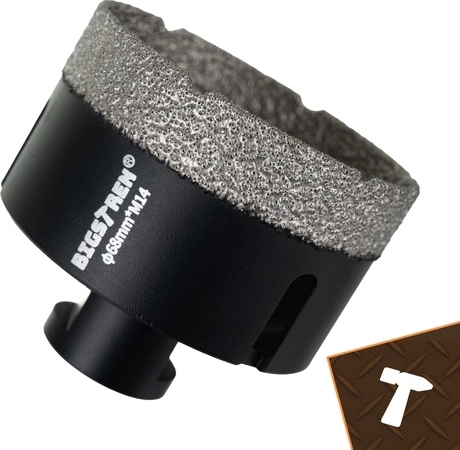 Vákuovo spájkovaný diamant pre čisté otvory