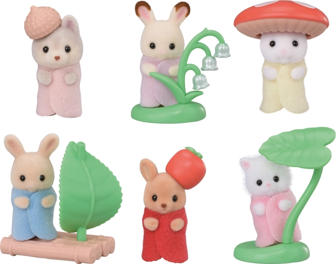 Sylvanian Families bábätká zvieratiek v lesných kostýmoch (náhodné vrecúško)