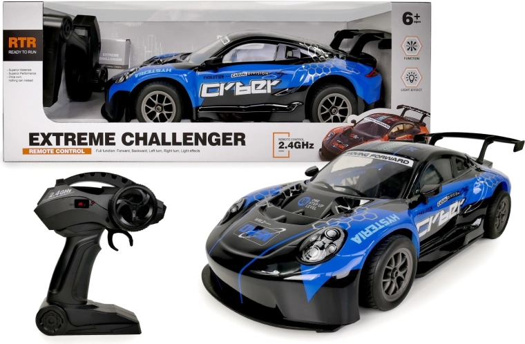 Modré RC auto na diaľkové ovládanie 48 cm 1:8 - 1 kus