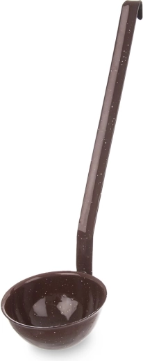 Orion smaltovaná naberačka Brown 170 ml, 35 cm