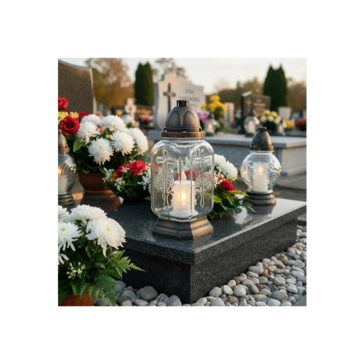 Vhodná ako vložka do cintorínskej lampy