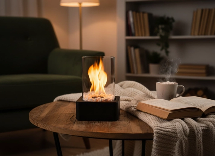 Živý plameň pre útulnú atmosféru
