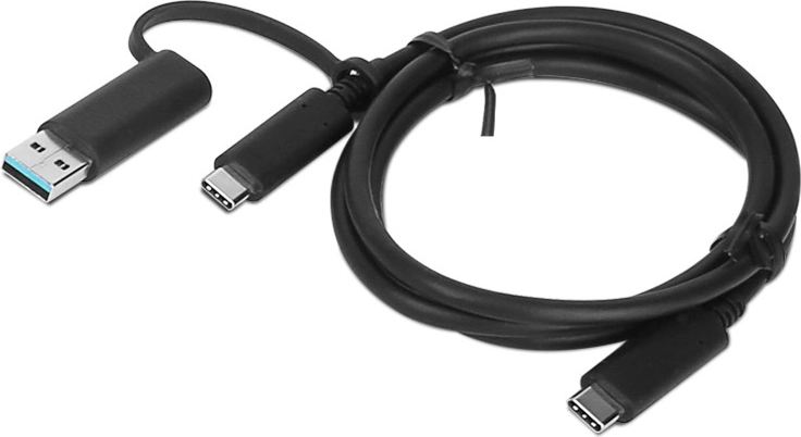 Lenovo hybridný kábel USB‑C s adaptérom USB‑A 1 m