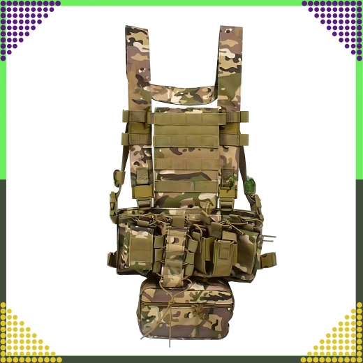 Taktická modulárna vesta MOLLE ľahká na airsoft a outdoor