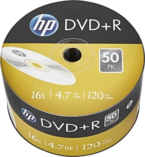 Hp dvd+r 16x 4,7 gb, balenie 50 ks