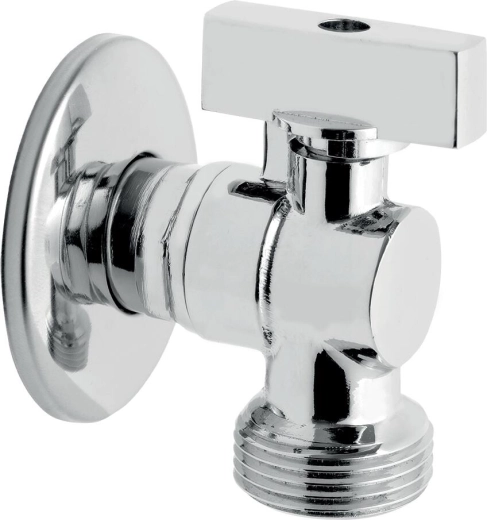 Práčkový rohový ventil so spätnou klapkou 1/2" x 3/4"