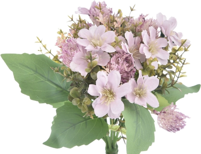 Umelá vetvička eukalyptu fialová 33 cm