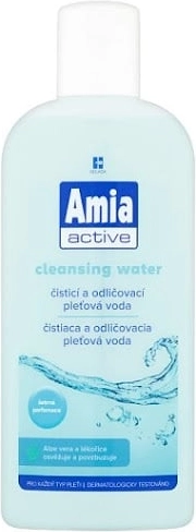 Amia Active čistiaca a odličovacia pleťová voda 200 ml