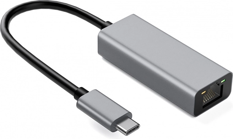 Hliníkový adaptér USB‑C na RJ45 gigabit