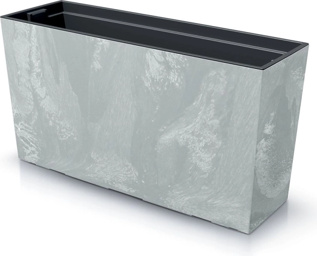 Truhlík s vložkou URBI Case betónový efekt M 77 cm