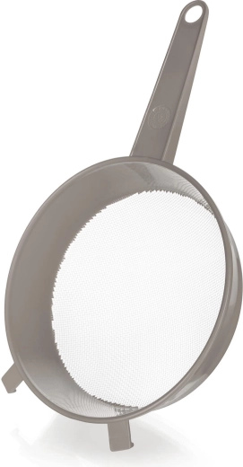 Kuchynské sitko PRAKTIS 20 cm s rukoväťou, latte