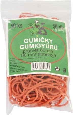 Gumičky 80 mm – balenie 50 ks