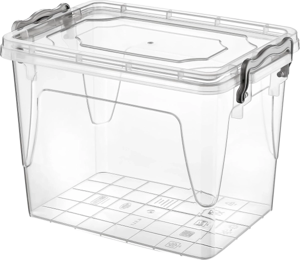 Plastový potravinový box 2,7 l s klipovým vekom