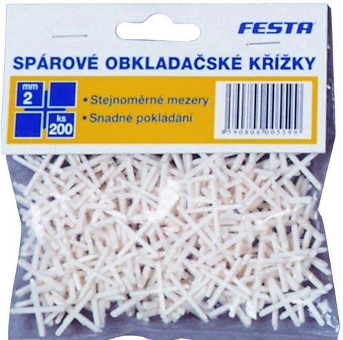 Obkladačské krížiky 2,0 mm (200 ks) FESTA