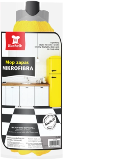 Mop z mikrovlákna s pásikom Power Scrub KUCHCIK