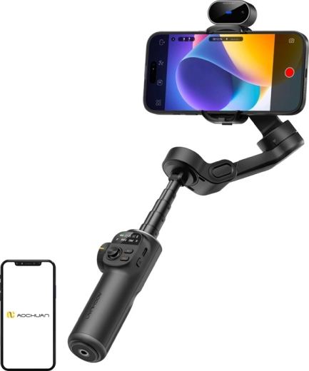 AOCHUAN smart X2 stabilizátor pre mobil s AI senzorom čierny