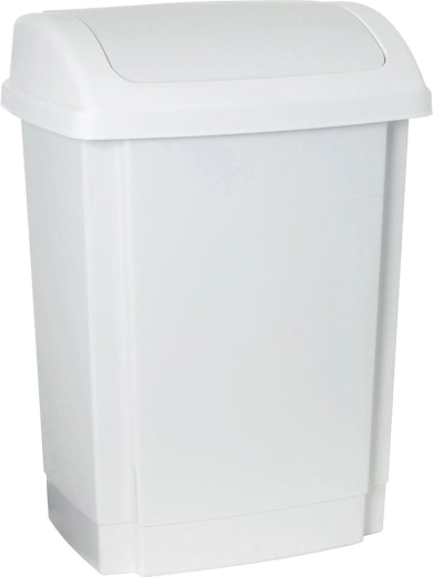 Výklopný odpadkový kôš 15 l biely