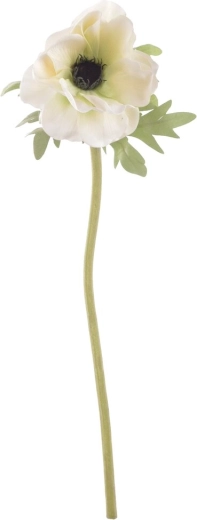 Umelý kvet vlčí mak biely 50 cm