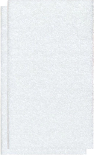 Filcové samolepiace podložky pod nábytok 100 × 60 mm, biela, 2 ks