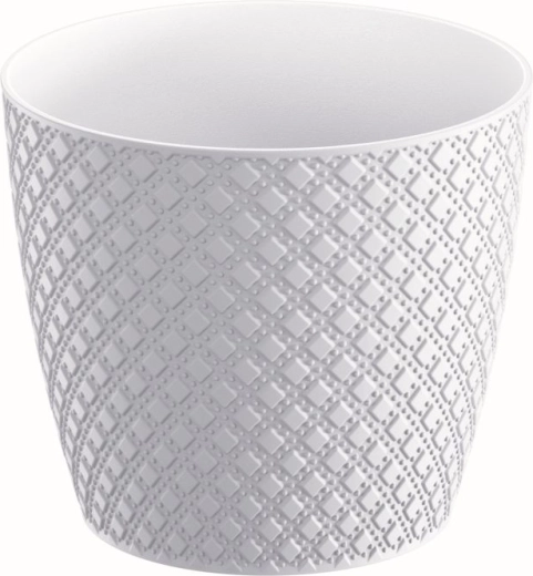 Kvetináč Orient 21,8 cm biely